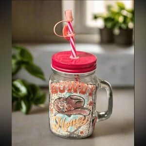 Howdy honey glass‎ cup